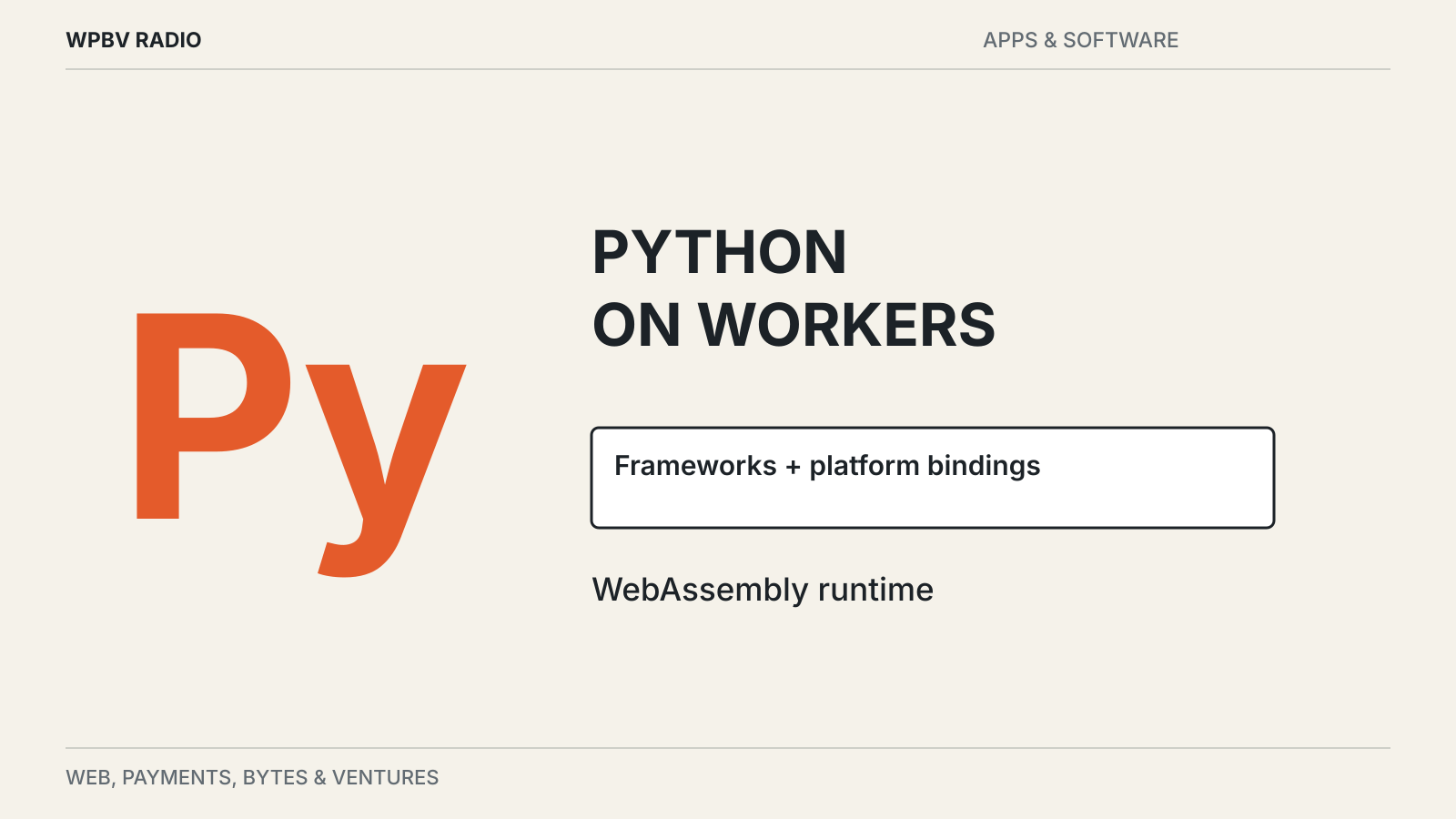 Editorial diagram: Cloudflare Makes Python Workers Generally Available